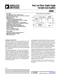 Datasheet AD605AR-REEL7 manufacturer Analog Devices