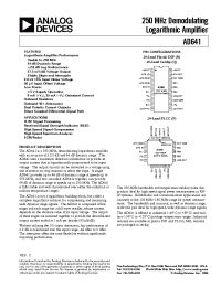 Datasheet AD641 manufacturer Analog Devices