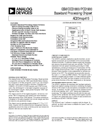 Datasheet AD6422AST manufacturer Analog Devices