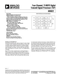 Datasheet AD6622AS manufacturer Analog Devices