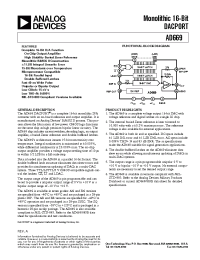 Datasheet AD669 manufacturer Analog Devices