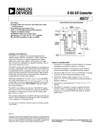 Datasheet AD673S manufacturer Analog Devices