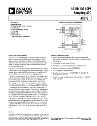 Datasheet AD677A manufacturer Analog Devices