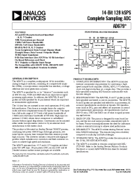 Datasheet AD679BD manufacturer Analog Devices