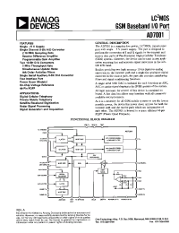 Datasheet AD7001 manufacturer Analog Devices