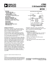 Datasheet AD7243BQ manufacturer Analog Devices