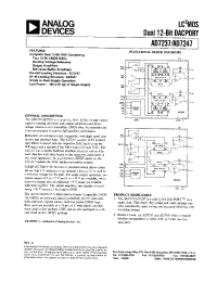 Datasheet AD7247JN manufacturer Analog Devices