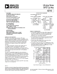 Datasheet AD743JR-16 manufacturer Analog Devices