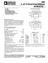 Datasheet AD7506 manufacturer Analog Devices