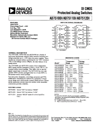 Datasheet AD7510 manufacturer Analog Devices