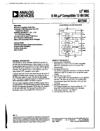 Datasheet AD7548 manufacturer Analog Devices