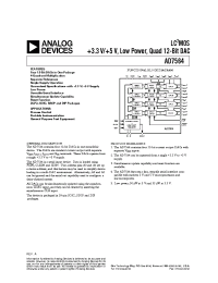 Datasheet AD7564AR-B manufacturer Analog Devices