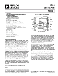 Datasheet AD766AN manufacturer Analog Devices