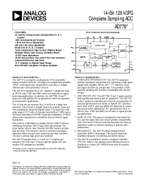 Datasheet AD779 manufacturer Analog Devices