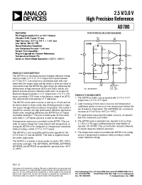 Datasheet AD780AN manufacturer Analog Devices