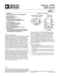 Datasheet AD845JR-16-REEL manufacturer Analog Devices