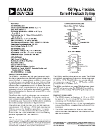 Datasheet AD846AR-16 manufacturer Analog Devices