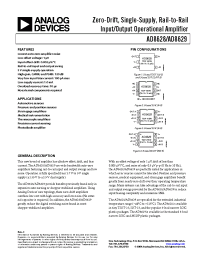 Datasheet AD8628ART-REEL7 manufacturer Analog Devices