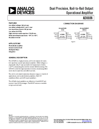 Datasheet AD8698 manufacturer Analog Devices