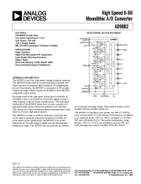 Datasheet AD9002 manufacturer Analog Devices