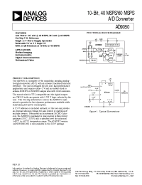Datasheet AD9050 manufacturer Analog Devices