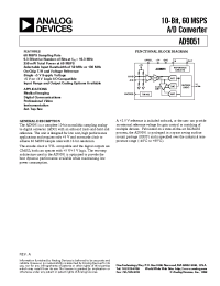 Datasheet AD9051BRS-2V manufacturer Analog Devices
