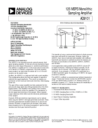 Datasheet AD9101 manufacturer Analog Devices