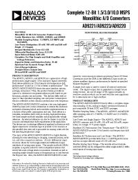 Datasheet AD9220 manufacturer Analog Devices