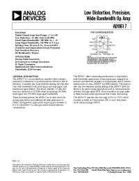 Datasheet AD9617 manufacturer Analog Devices