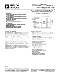 Datasheet ADDC02812DA manufacturer Analog Devices