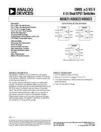 Datasheet ADG621 manufacturer Analog Devices