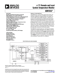 Datasheet ADM1032 manufacturer Analog Devices