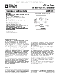 Datasheet ADM1486JR manufacturer Analog Devices