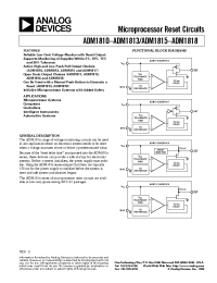 Datasheet ADM1810 manufacturer Analog Devices