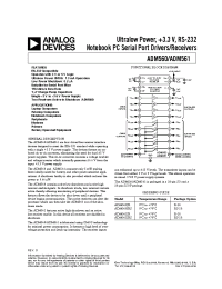 Datasheet ADM560JR manufacturer Analog Devices