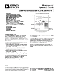 Datasheet ADM690A manufacturer Analog Devices