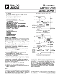 Datasheet ADM8693ARU manufacturer Analog Devices