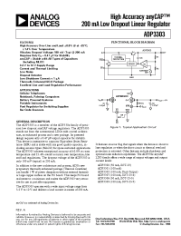 Datasheet ADP3303AR-27 manufacturer Analog Devices