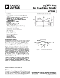 Datasheet ADP3308ART-27 manufacturer Analog Devices
