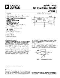Datasheet ADP3309-3.6 manufacturer Analog Devices