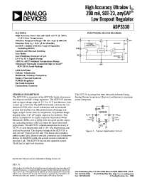 Datasheet ADP3330 manufacturer Analog Devices
