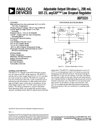 Datasheet ADP3331 manufacturer Analog Devices
