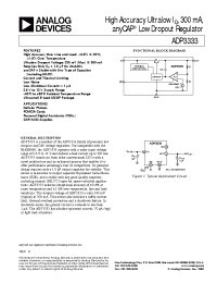 Datasheet ADP3333 manufacturer Analog Devices