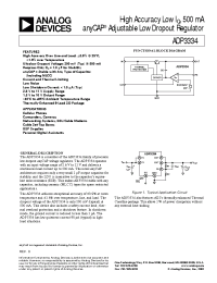 Datasheet ADP3334AR manufacturer Analog Devices