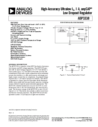 Datasheet ADP3338 manufacturer Analog Devices