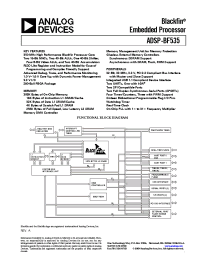 Datasheet ADSP-BF535 manufacturer Analog Devices