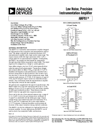 Datasheet AMP01 manufacturer Analog Devices