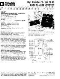 Datasheet DAC1136 manufacturer Analog Devices