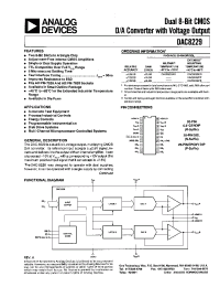Datasheet DAC8229A manufacturer Analog Devices