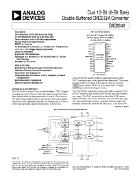 Datasheet DAC8248AW manufacturer Analog Devices